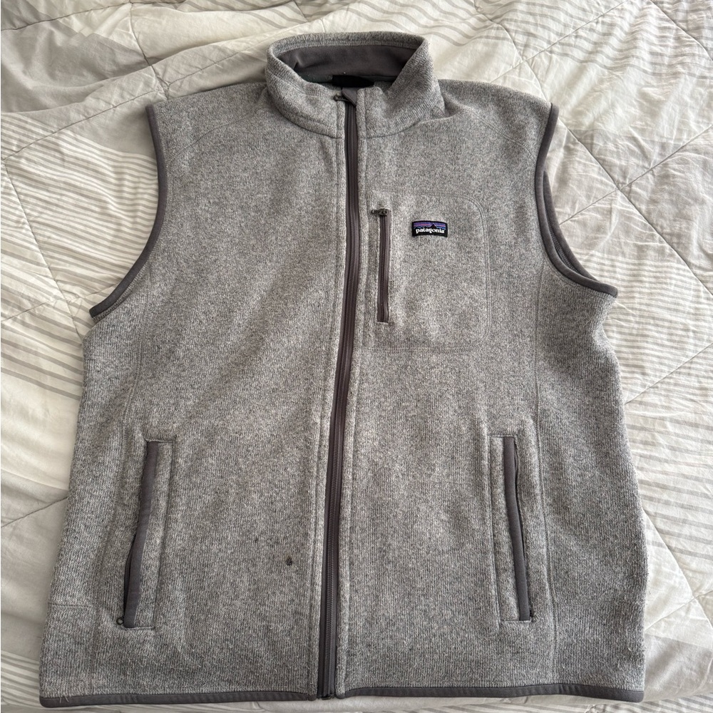 Patagonia Men's Gray Fleece Vest